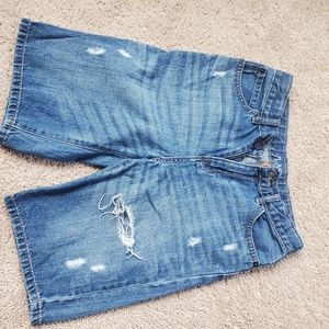 Boys distressed Jean shorts